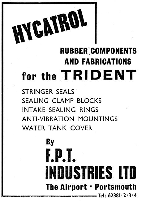 FPT Industries - HYCATROL Rubber Components & Fabrications       