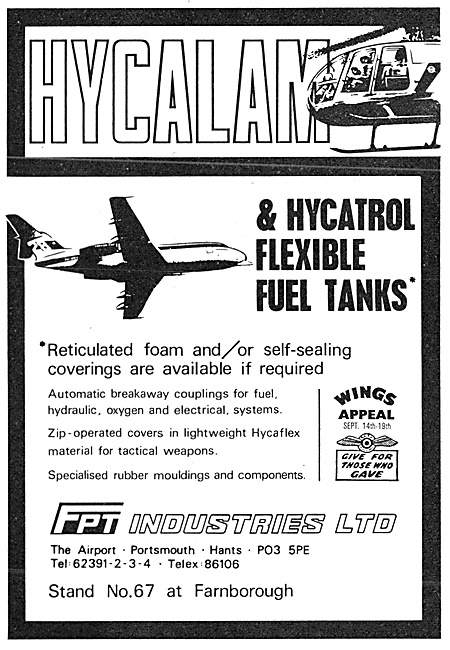 FPT Industries FPT HYCALAN Flexible Fuel Tanks. HYCATROL         