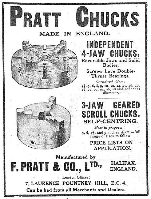 Pratt Chucks - Independent 4-Jaw Chuck                           