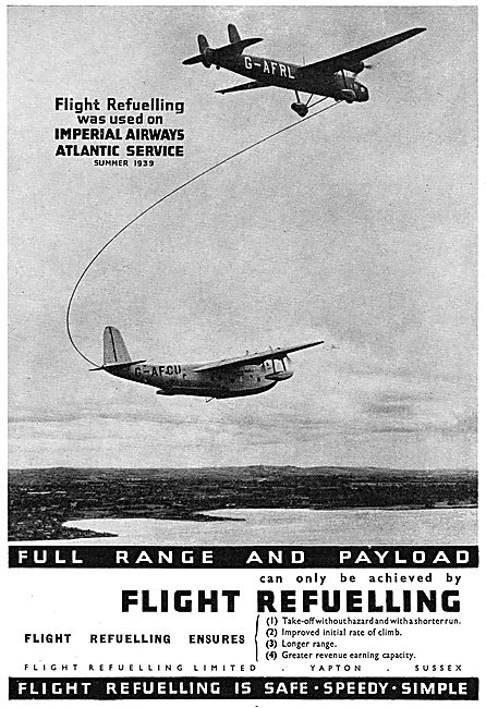 Flight Refuelling Ltd : Yapton Sussex : Imperial Airways         