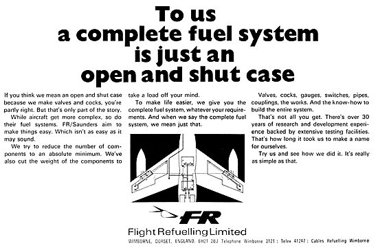 Flight Refuelling In Flight Refuelling - Fuel System Components  