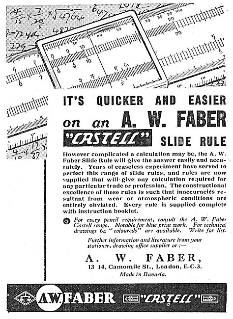 Faber Castell Slide Rule                                         