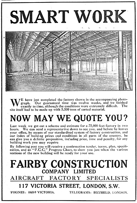 Fairby Construction Aircraft Hangars                             