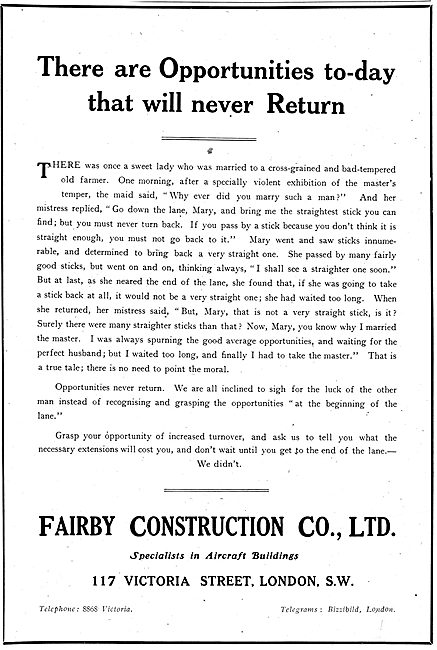 Fairby Construction Co. Aircraft Hangars                         