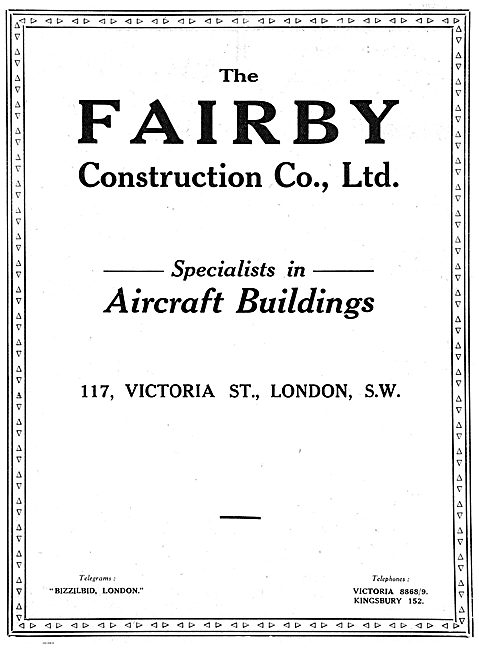 Fairby Construction Co - Aircraft Buildings                      