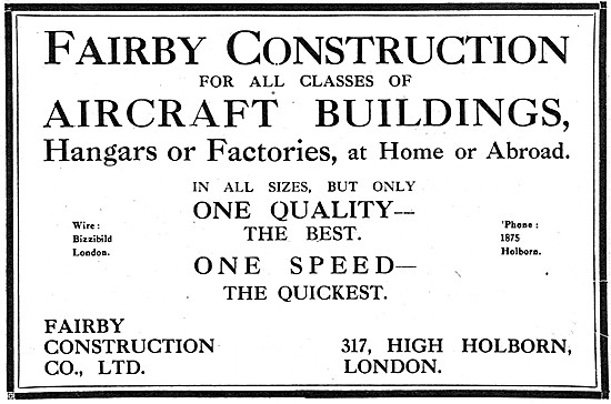 Fairby Construction. Aircraft Hangars & Airfield Buildings       