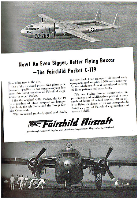 Fairchild C-82 Packet                                            