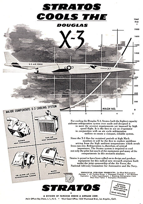 Fairchild Stratos Aircraft Air Conditioning                      