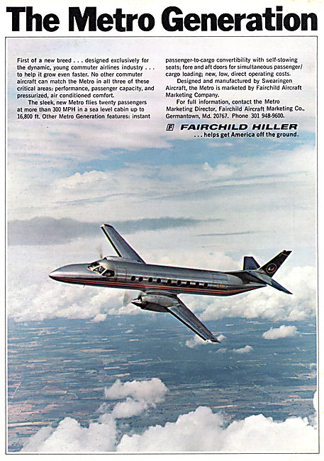 Fairchild  Hiller Metro                                          