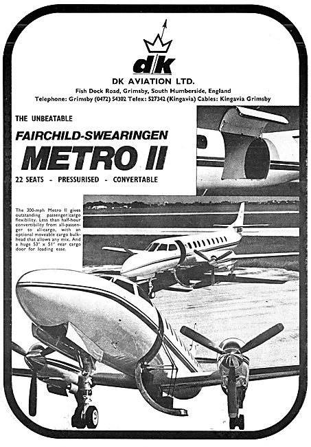 Fairchild-Swearingen Metro II                                    