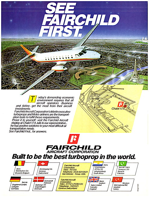 Fairchild Metro - Fairchild Merlin. Swearingen                   