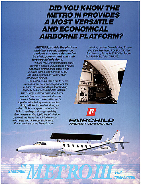 Fairchild Metro III                                              