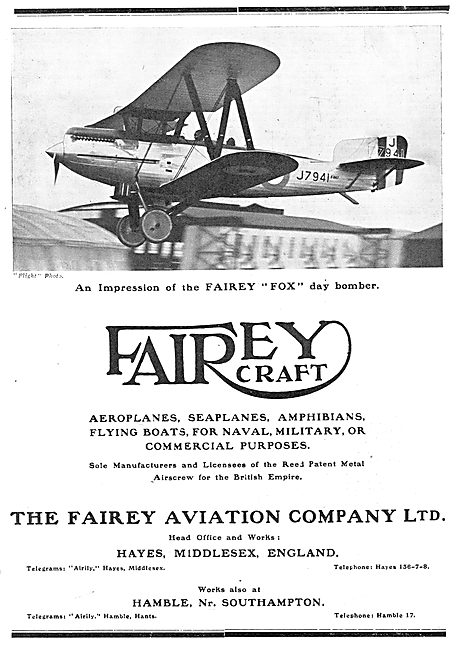 Fairey Fox J7941                                                 