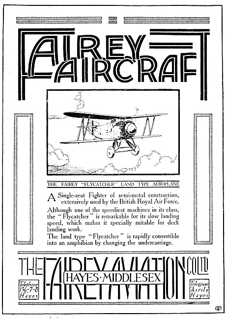 Fairey Flycatcher 1925                                           