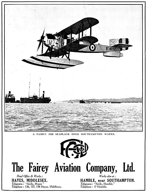 Fairey IIID Seaplane                                             