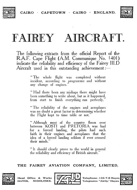 Fairey III.D 1925                                                