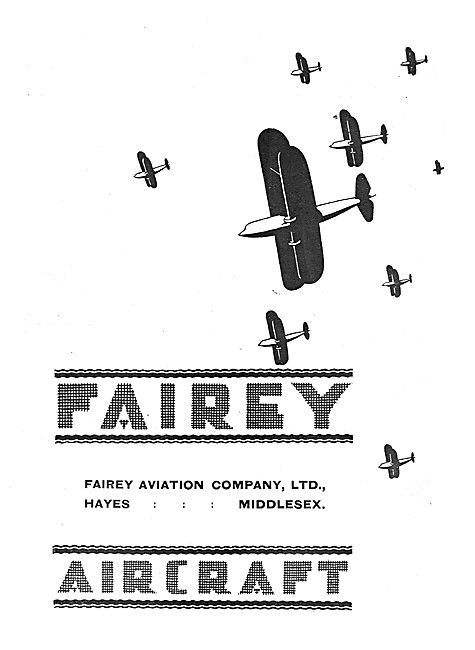 Fairey Aircraft - Hayes Middlesex                                