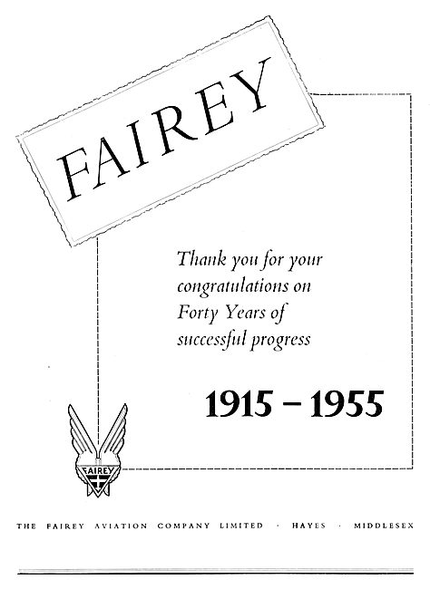 Fairey Aviation 40 Years                                         