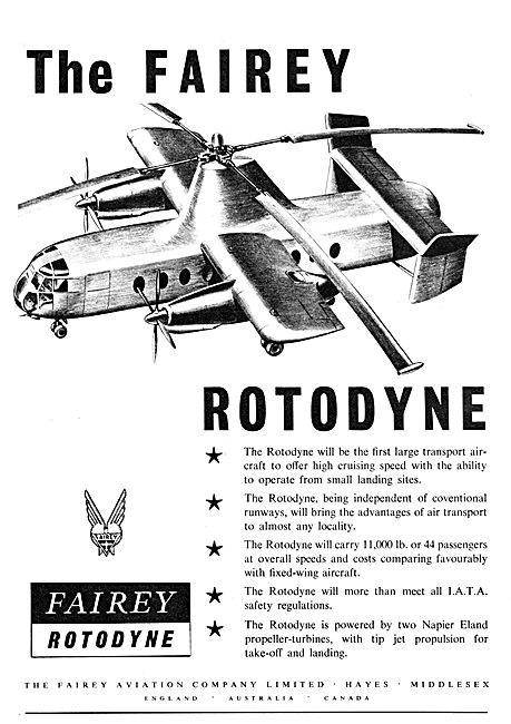 Fairey Rotodyne                                                  