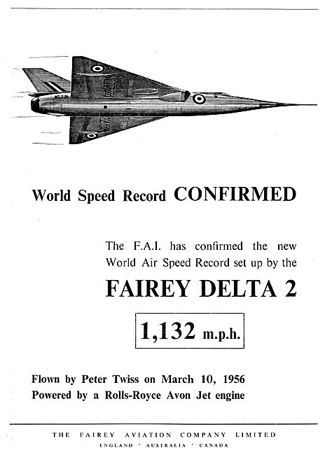 Fairey Delta 2 FD2                                               