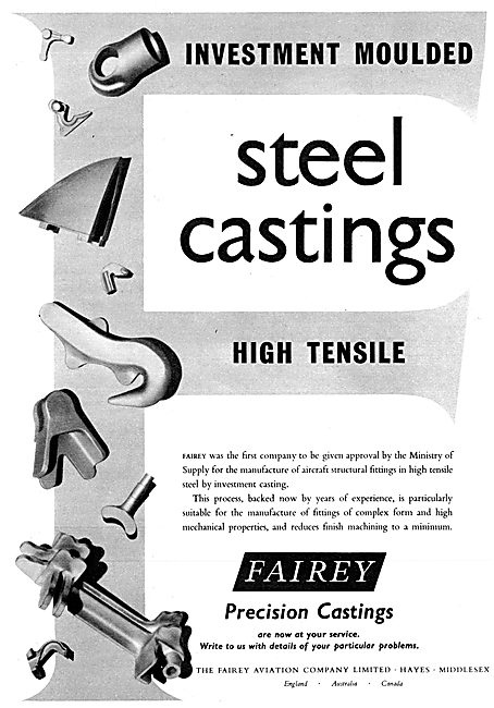 Fairey High Tensile Steel Castings                               