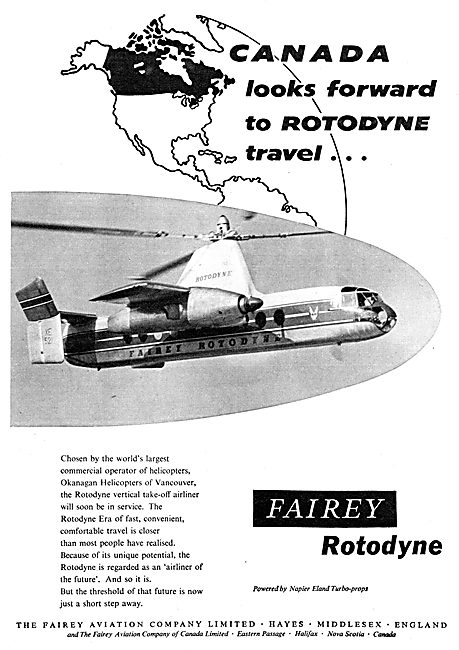 Fairey Rotodyne                                                  