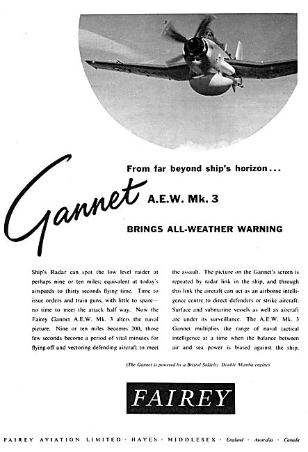 Fairey Gannet AEW 3                                              