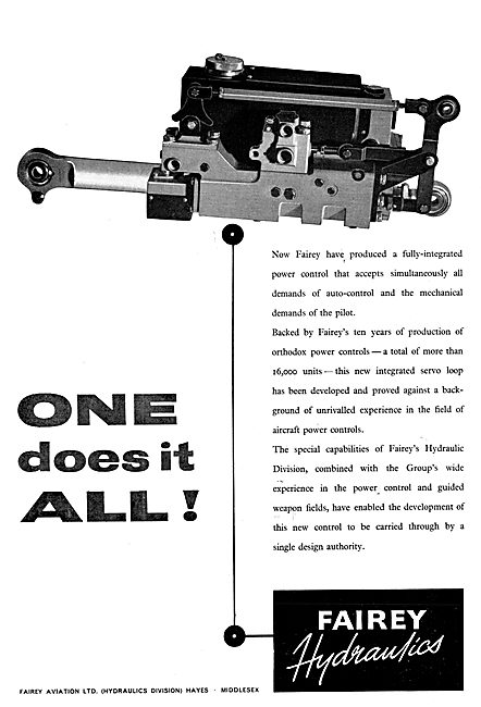 Fairey Power Flying Controls                                     