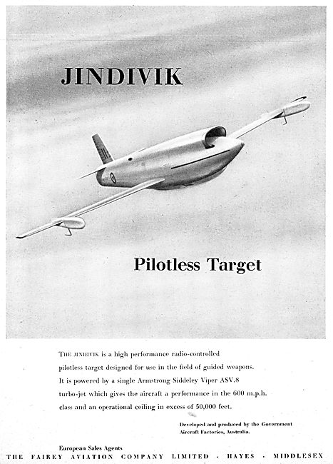 Fairey GAF Jindivik (Government Aircraft Factories Australia)    
