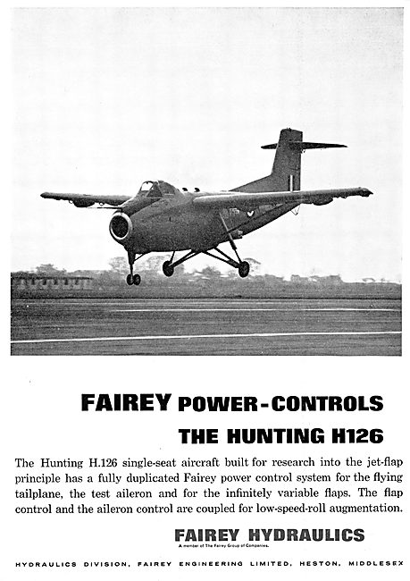 Fairey Hydraulics - Power Controls Hunting H126 Research         