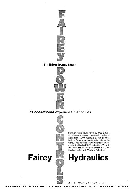 Fairey Hydraulics - Power Controls                               