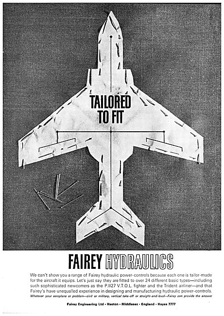 Fairey Hydraulics & Power Flying Controls                        