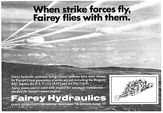 Fairey Hydraulics - Power Flying Controls                        