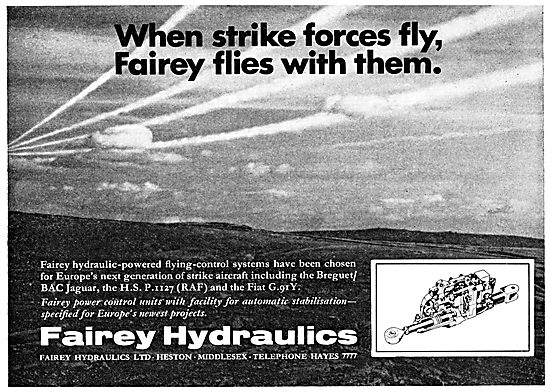 Fairey Hydraulics & Power Flying Controls                        