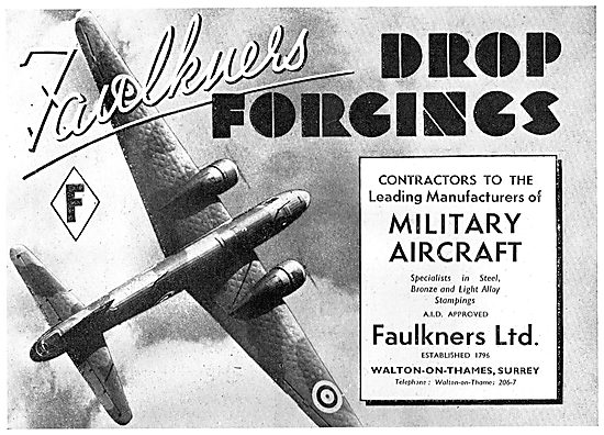 Faulkners Ltd. Drop Forging For The Aircraft Industry            