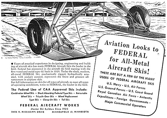 Federal Aircraft Skis                                            
