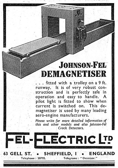 Fel-Electric : Johnson-Fel Demagnetiser                          