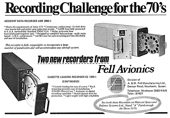 Fell Avionics Flight Data Recorder FDR                           