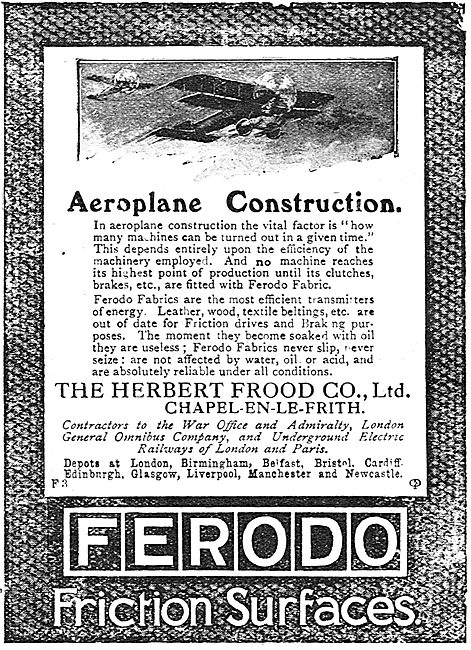 Ferodo Friction Surfaces & Fabrics For Aircraft                  