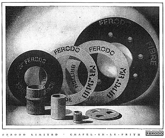 Ferodo Products For Aircraft Construction                        