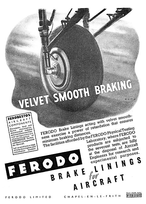 Ferodo Friction Surfcaces For Aircraft                           