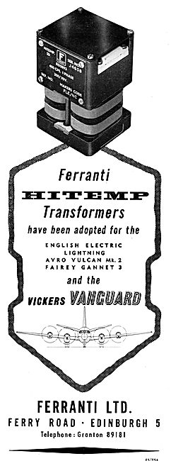 Ferranti Hitemp Transformers                                     