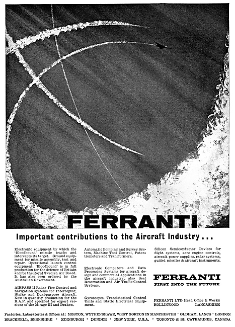 Ferranti Flight Control Systems & Electronics                    