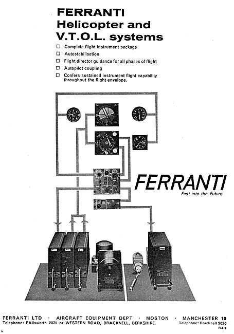 Ferranti VTOL Flight Systems                                     