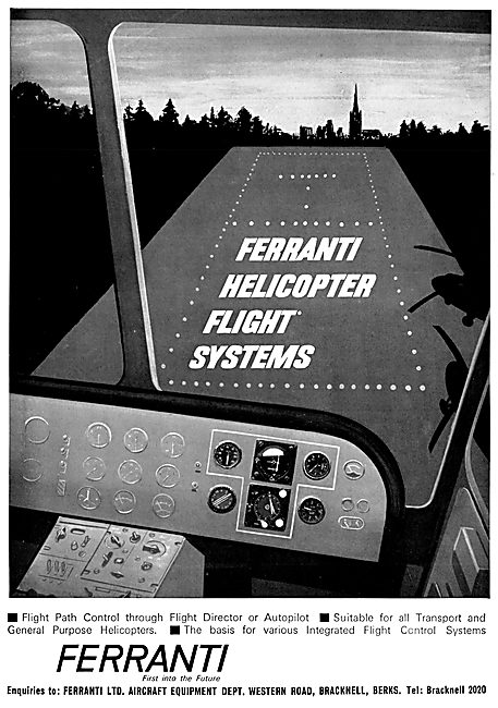 Ferranti Helicopter Flight Systems 1965                          