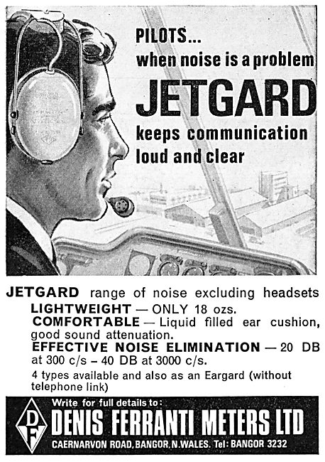 Denis Ferranti Jetgard Headsets                                  