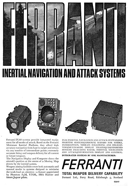 Ferranti Inertial Nav / Attack System                            