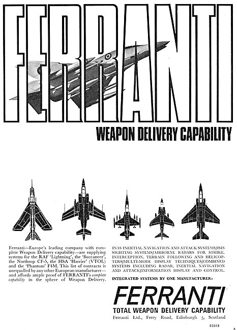 Ferranti Weapons Delivery Systems                                
