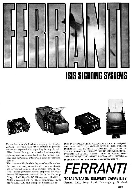 Ferranti ISIS Sighting Systems                                   