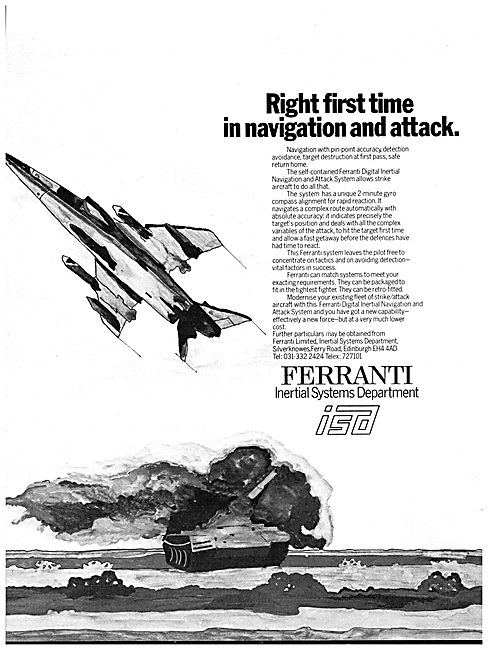 Ferranti Navigation & Attack Systems. NAVWASS 1977               